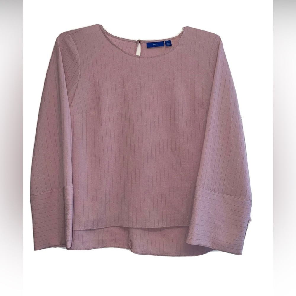Apt.9 Women’s Blush Pink Blouse Top Size PXL-NWT